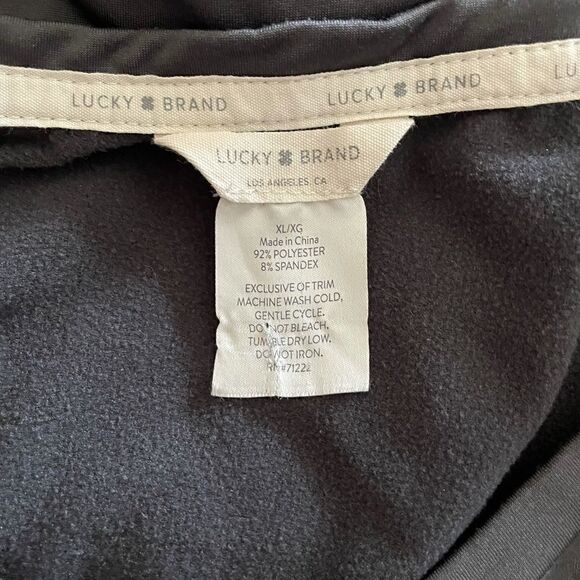 Lucky Brand fleece lined v-neck long sleeve shirt - Picture 3 of 3